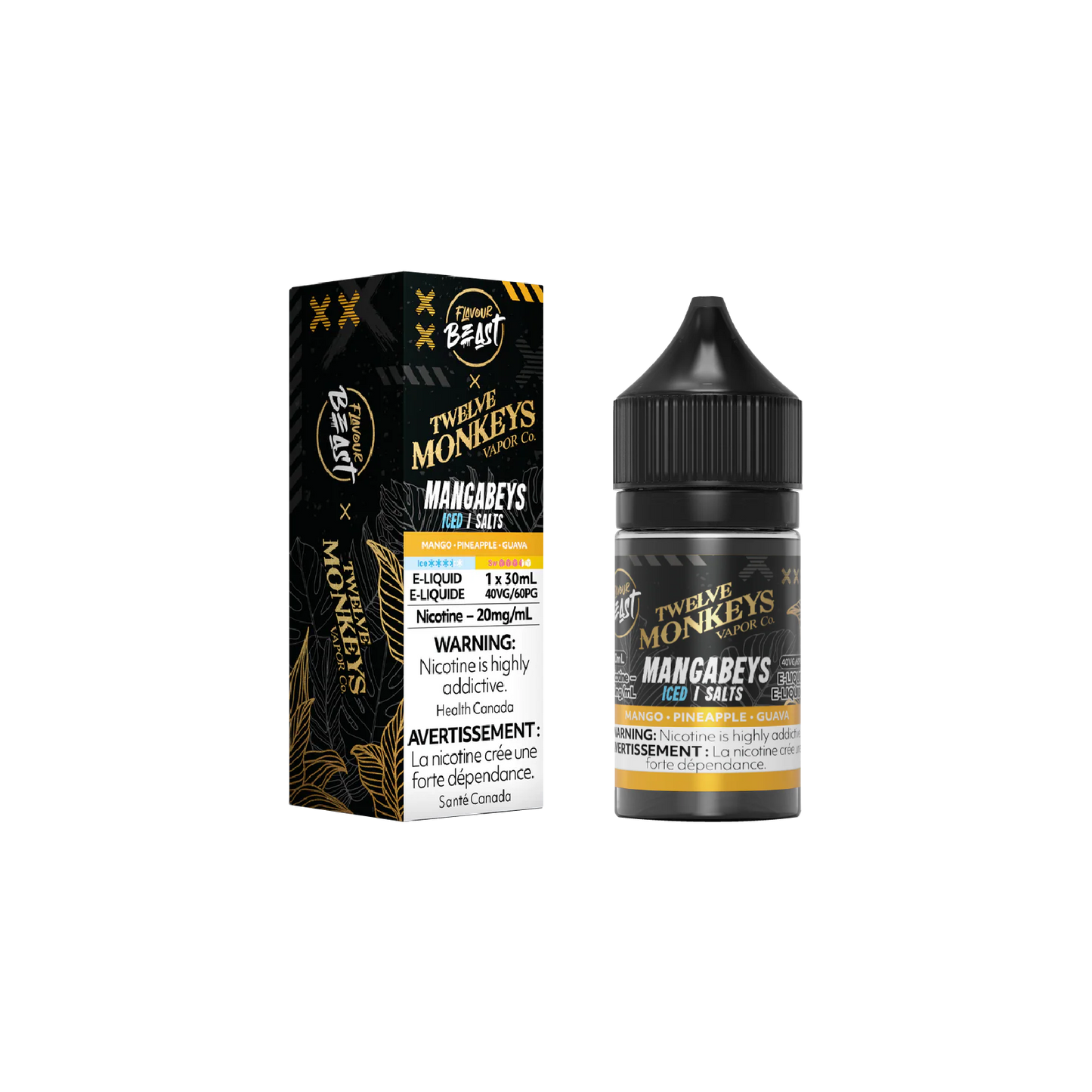 Flavour Beast X Twelve Monkeys Liquid - Mangabeys Iced