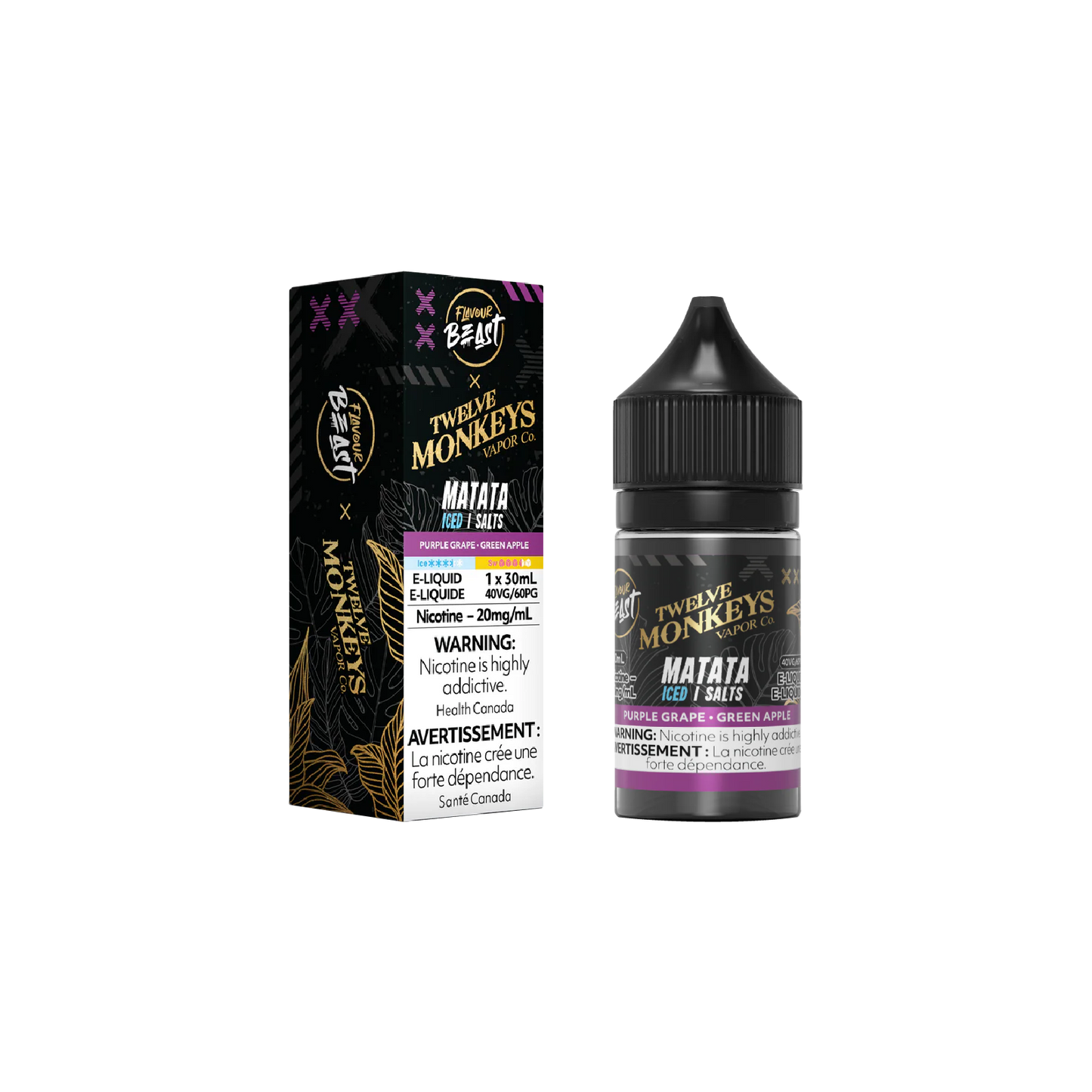 Flavour Beast X Twelve Monkeys Liquid - Matata Iced