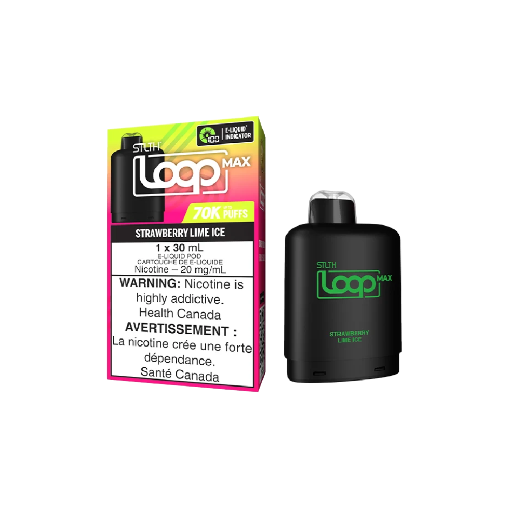 STLTH LOOP Max Pod 30mL - Strawberry Lime Ice