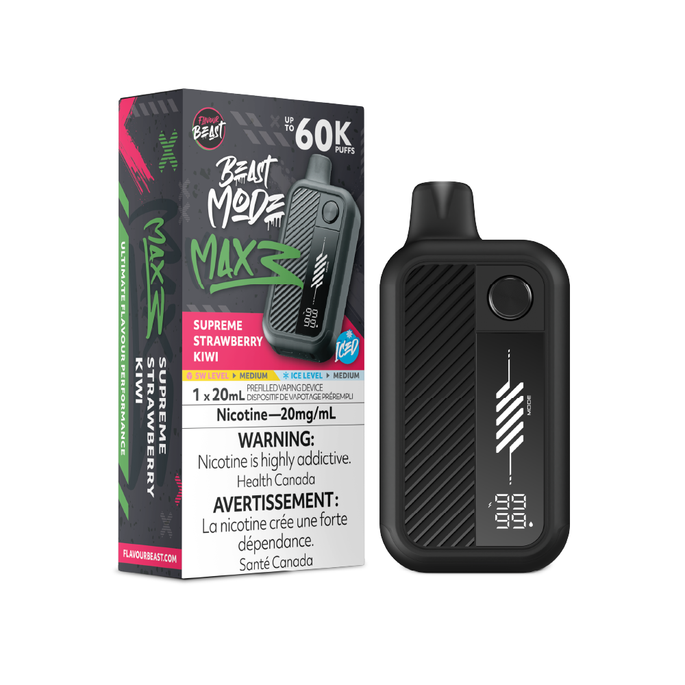 Beast Mode Max 3 - Supreme Strawberry Kiwi Iced