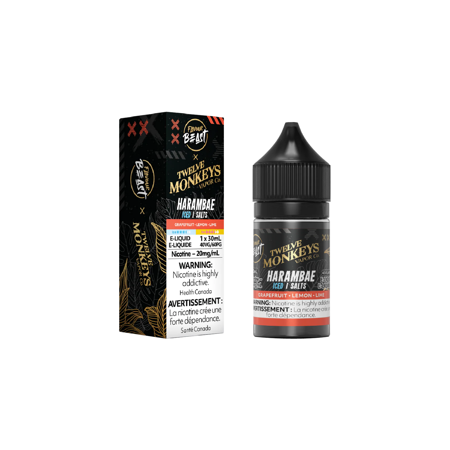 Flavour Beast X Twelve Monkeys Liquid - Harambae Iced