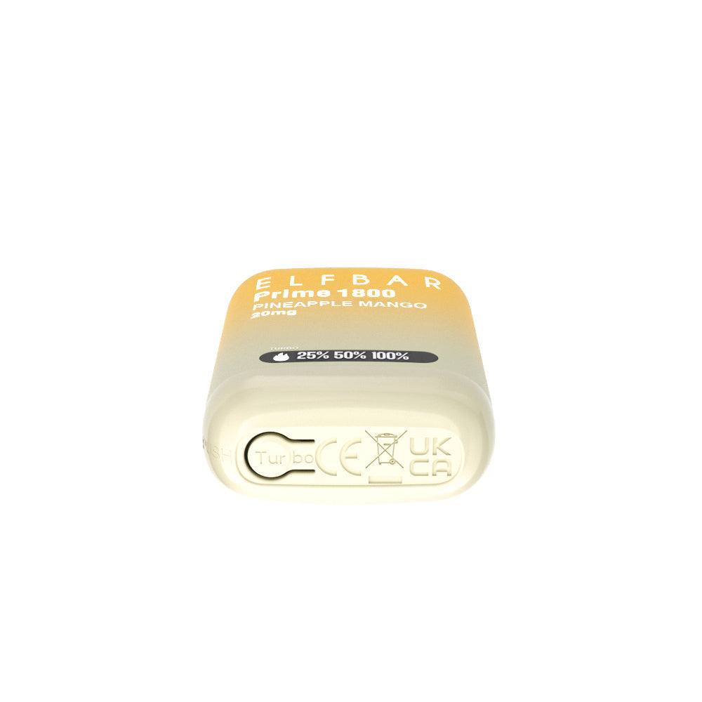 ELFBAR Prime 20mg Pineapple Mango bottom disposable vape