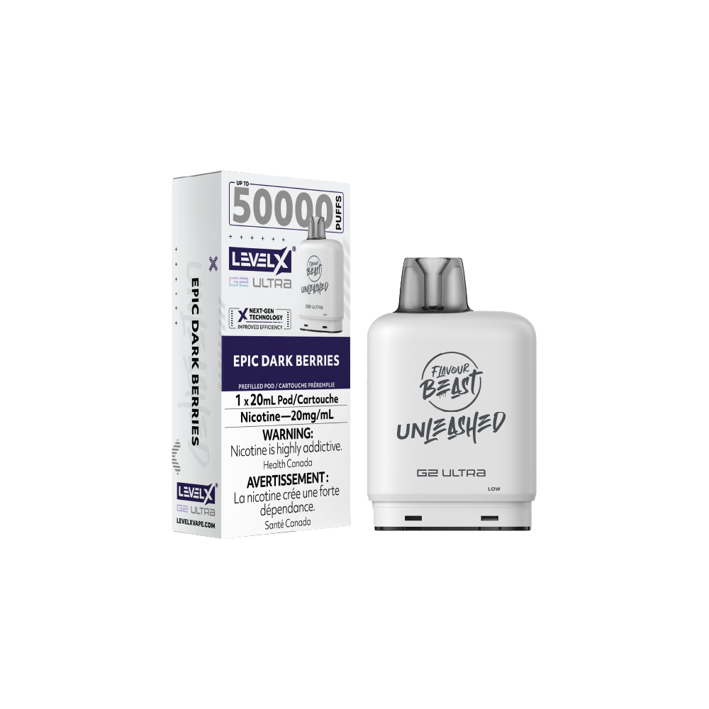 FLAVOUR-BEAST-LevelX-Unleashed-50000-Epic-Grape-Berry-Flavour-Vape-Pod-Sale