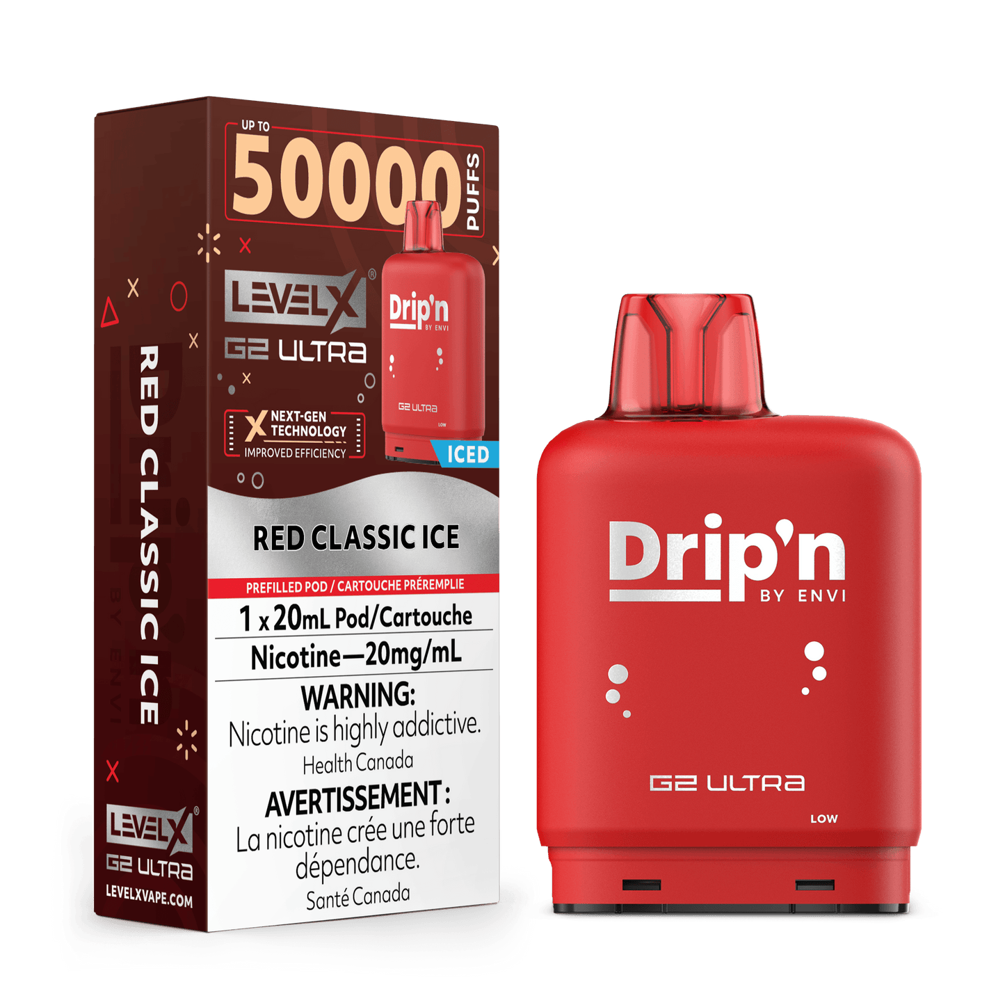 Level X Drip'N G2 Ultra - Red Classic Ice