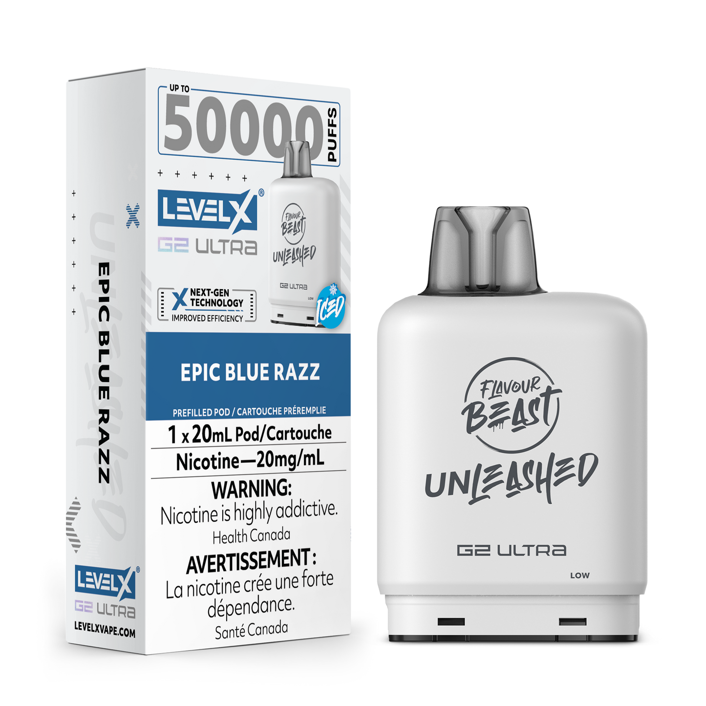 Level X Unleashed Pod - Epic Blue Razz