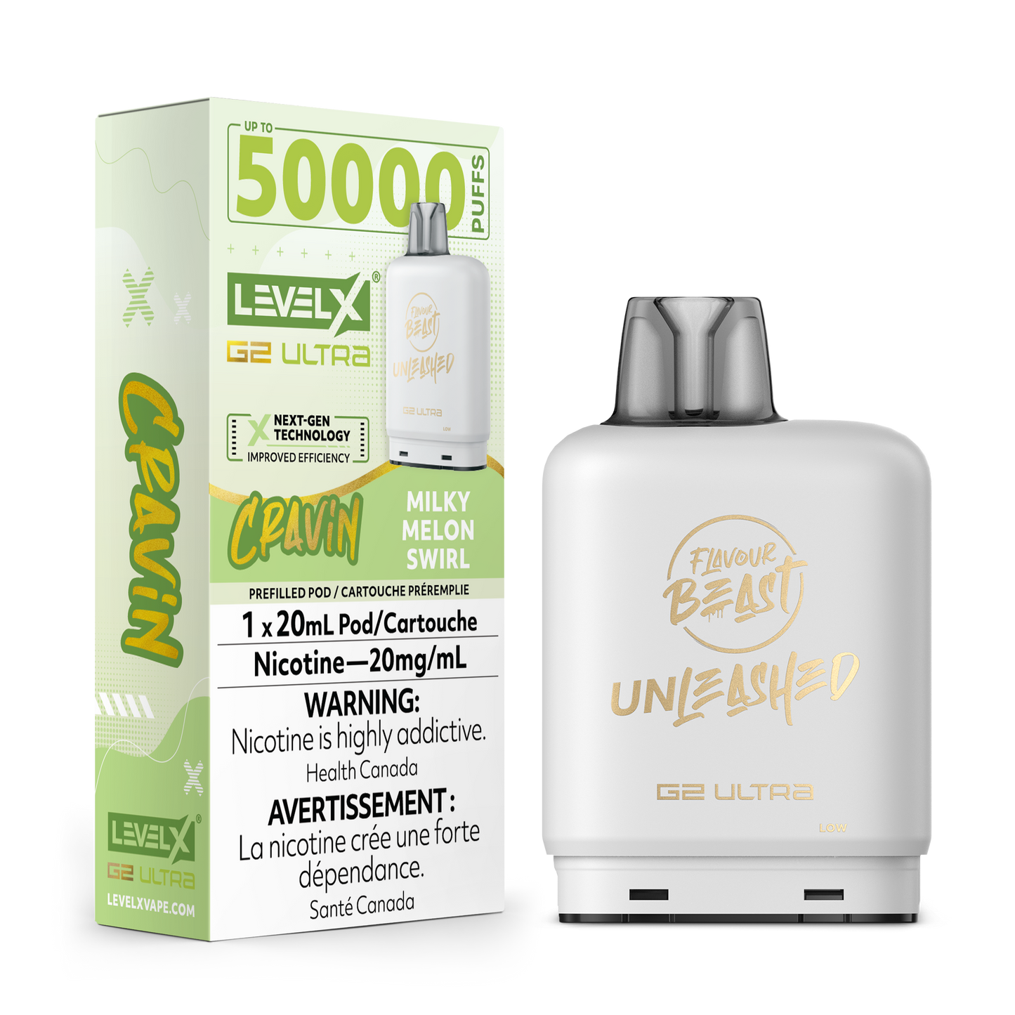 Level X Unleashed Pod - Cravin' Milky Melon Swirl