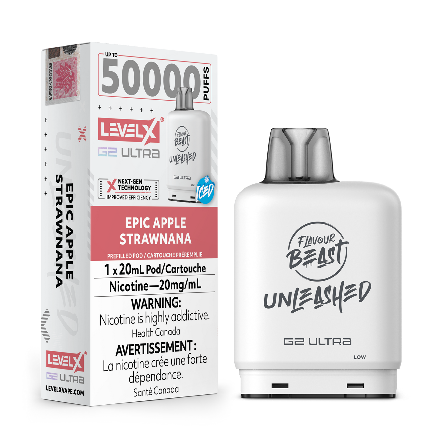 Level X Unleashed Pod - Epic Apple Strawnana (Iced)