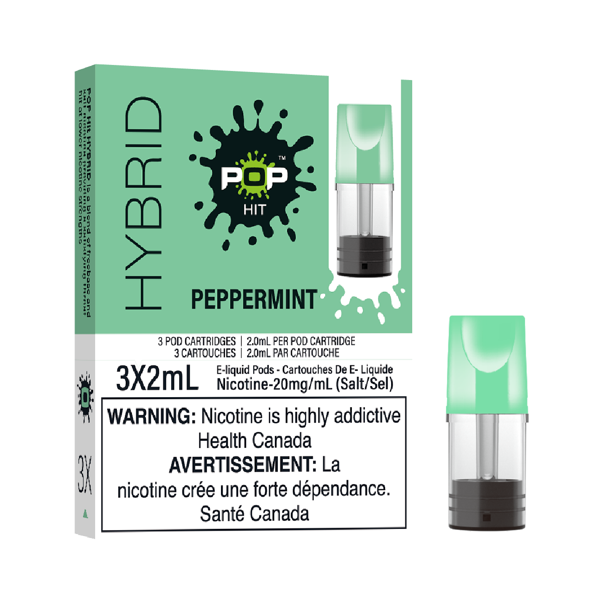 Pop-Vapor-Disposable-Vape-Pod-Free-shipping-Peppermint