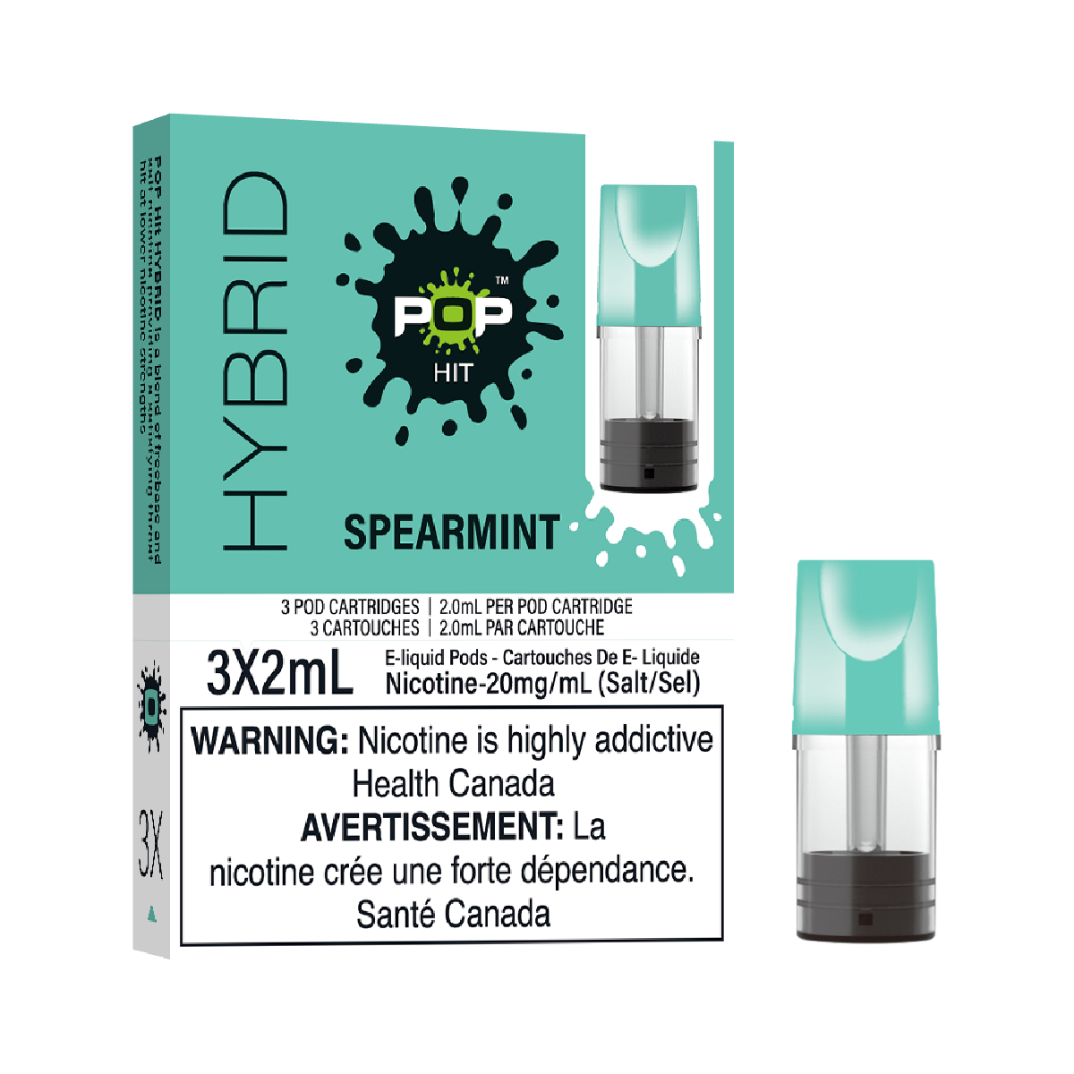 Pop-Vapor-Disposable-Vape-Pod-Free-shipping-Spearmint