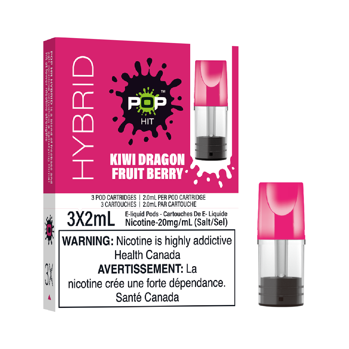 Pop-Vapor-Disposable-Vape-Pod-Free-shipping-kiwi-dragon-fruit-berry
