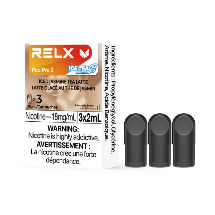 RELX-Pro-2-Disposable-Vape-Eliquid-Pod-iced-jasmine-tea-latte