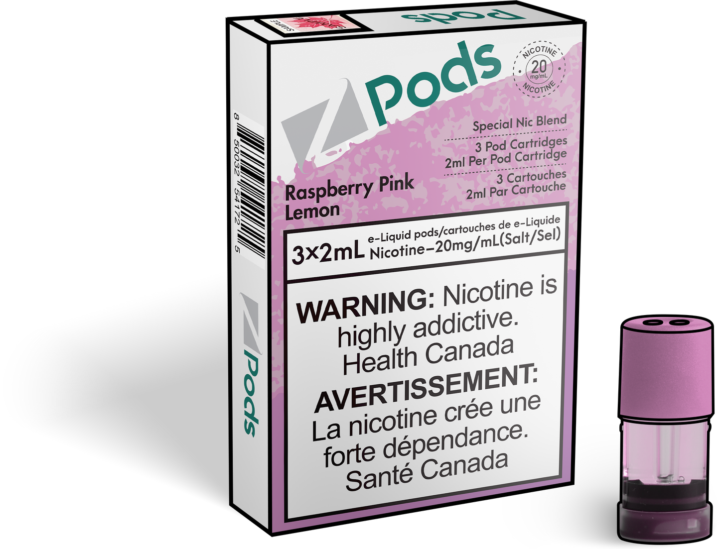 Z Pods - Raspberry Pink Lemon