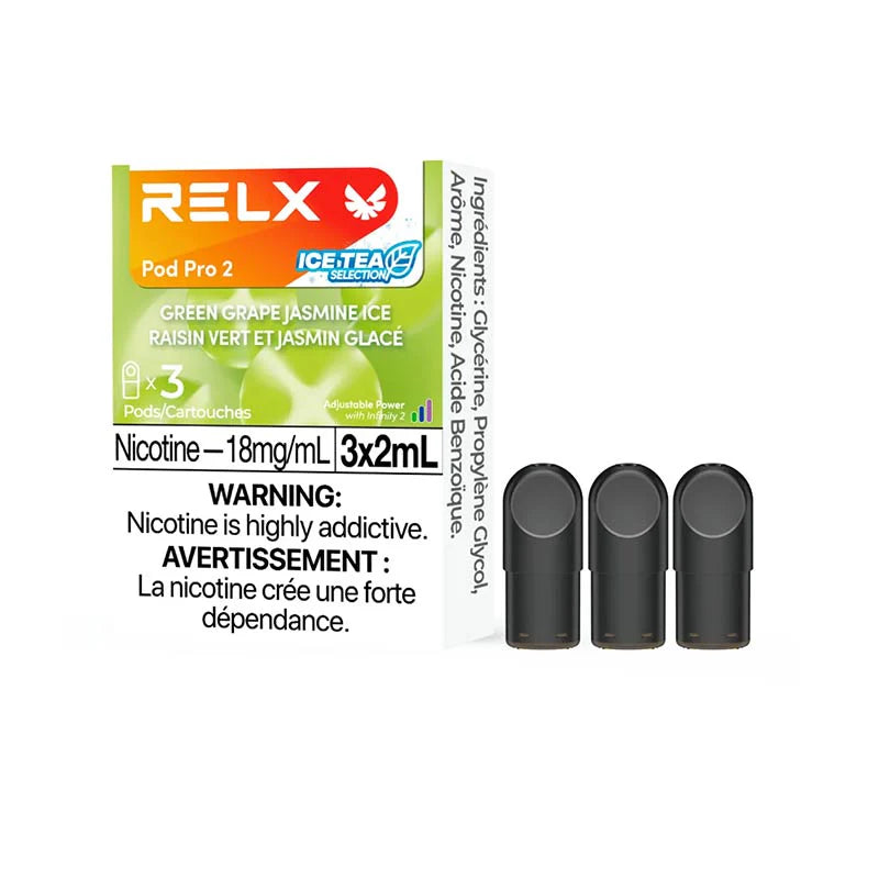 RELX Pod Pro 2 - Green Grape Jasmine Ice