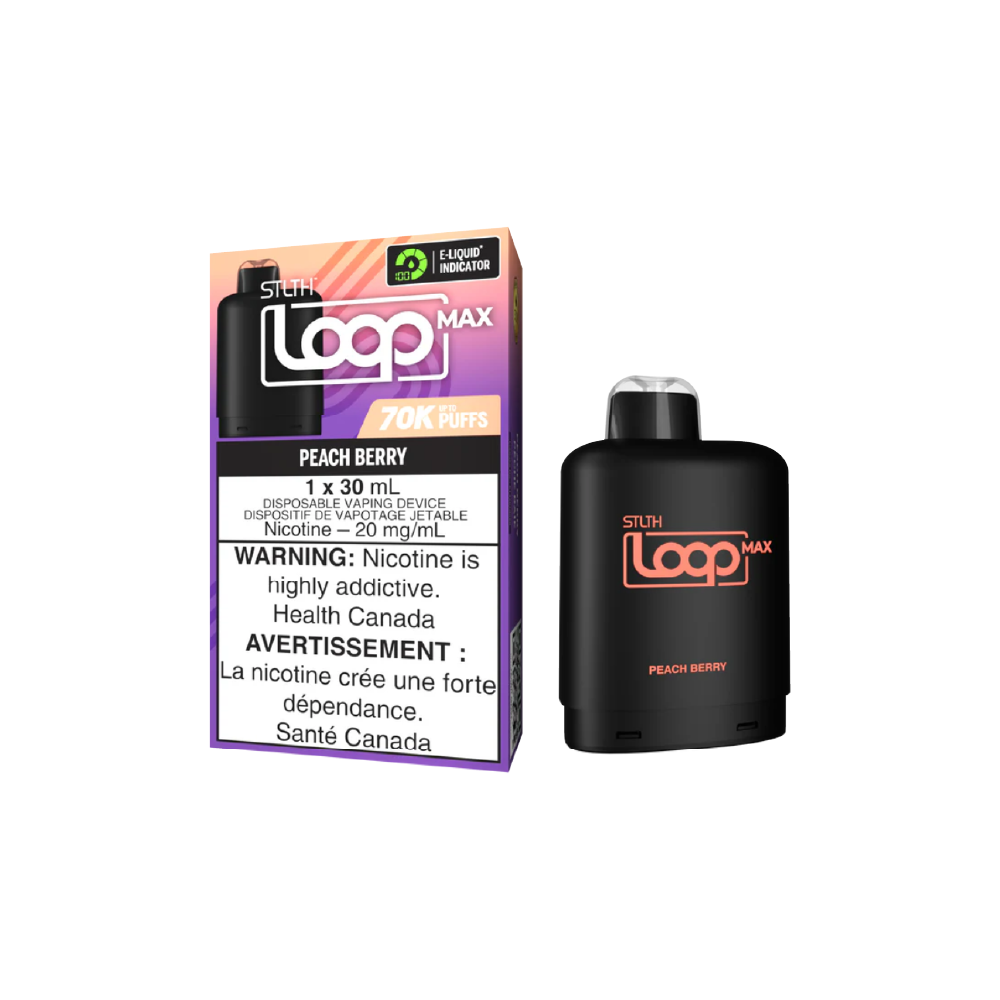 STLTH-LOOP-MAX-70000-STLTH-Peach-Berry-Flavour-Pod-Sale-