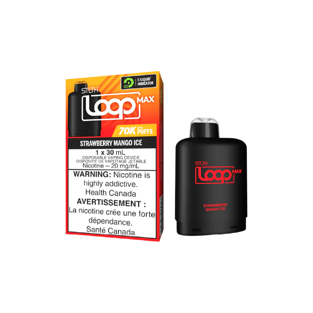 STLTH-LOOP-MAX-70k-Puffs-Strawnana-Mango-Ice-Disposable-Vape-Pod