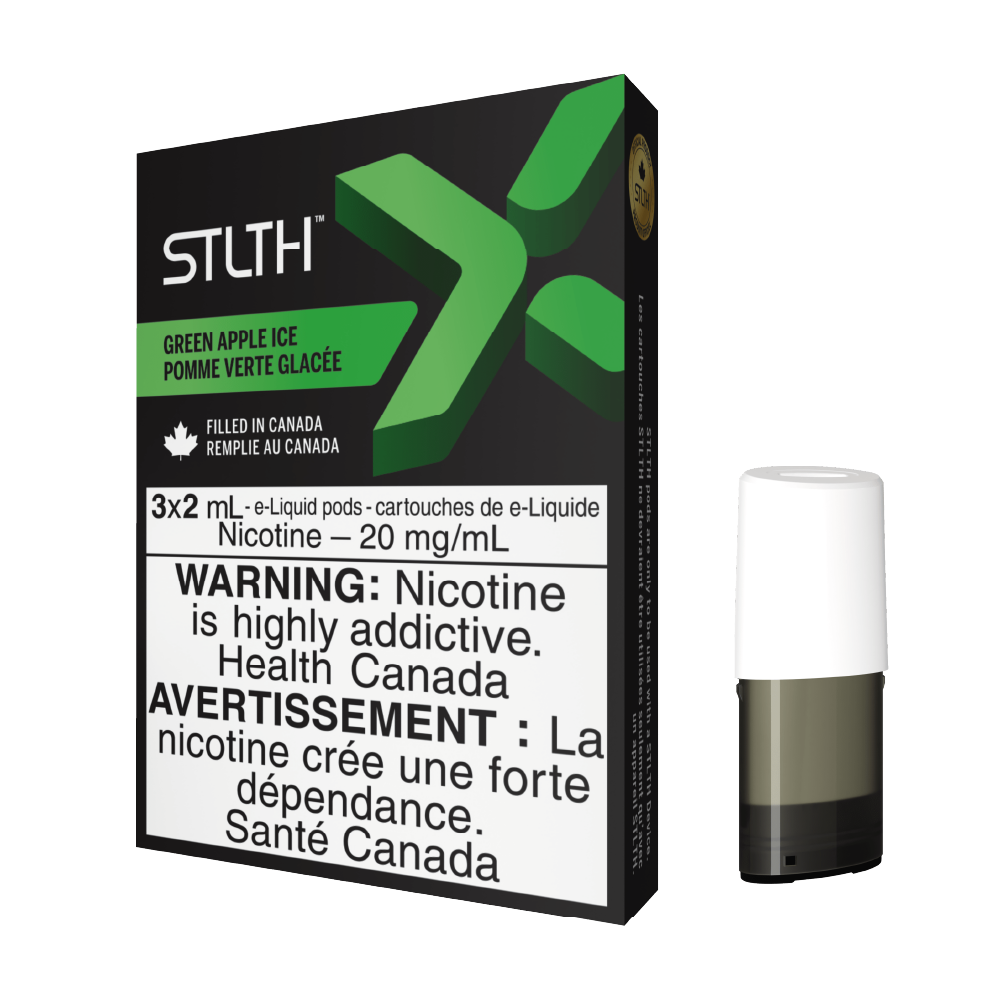 STLTH-X-Disposable-Vape-Eliquid-Pod-Green-Apple-Ice