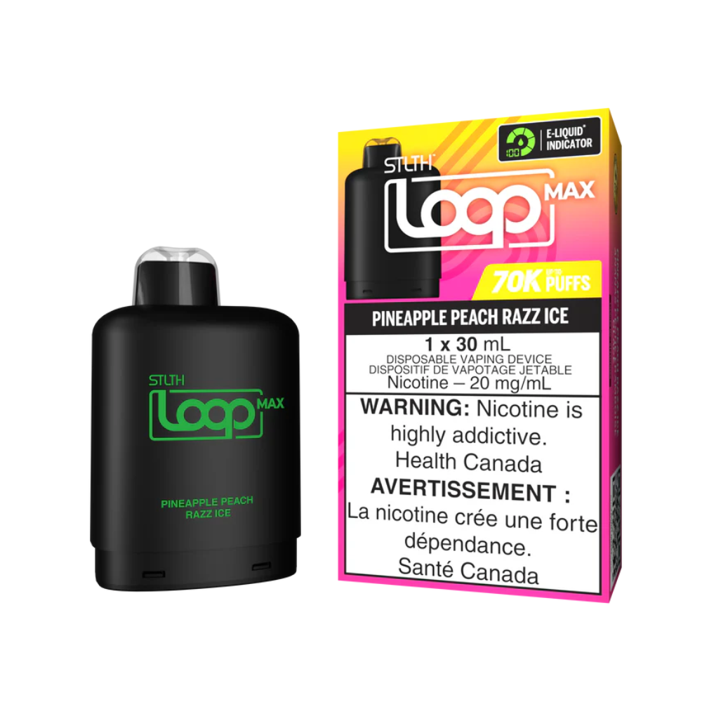 STLTH LOOP Max Pod 30mL - Pineapple Peach Razz Ice
