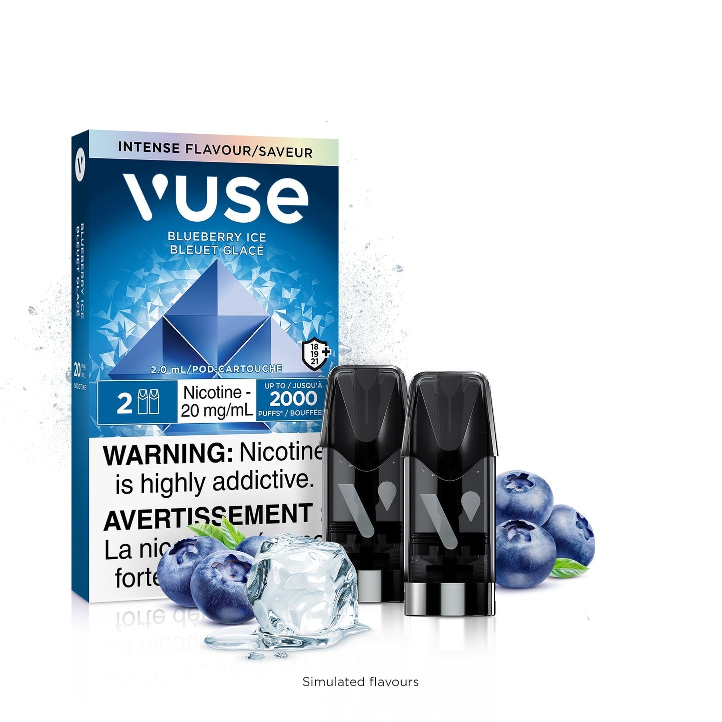 VUSE Pods - Blueberry Ice