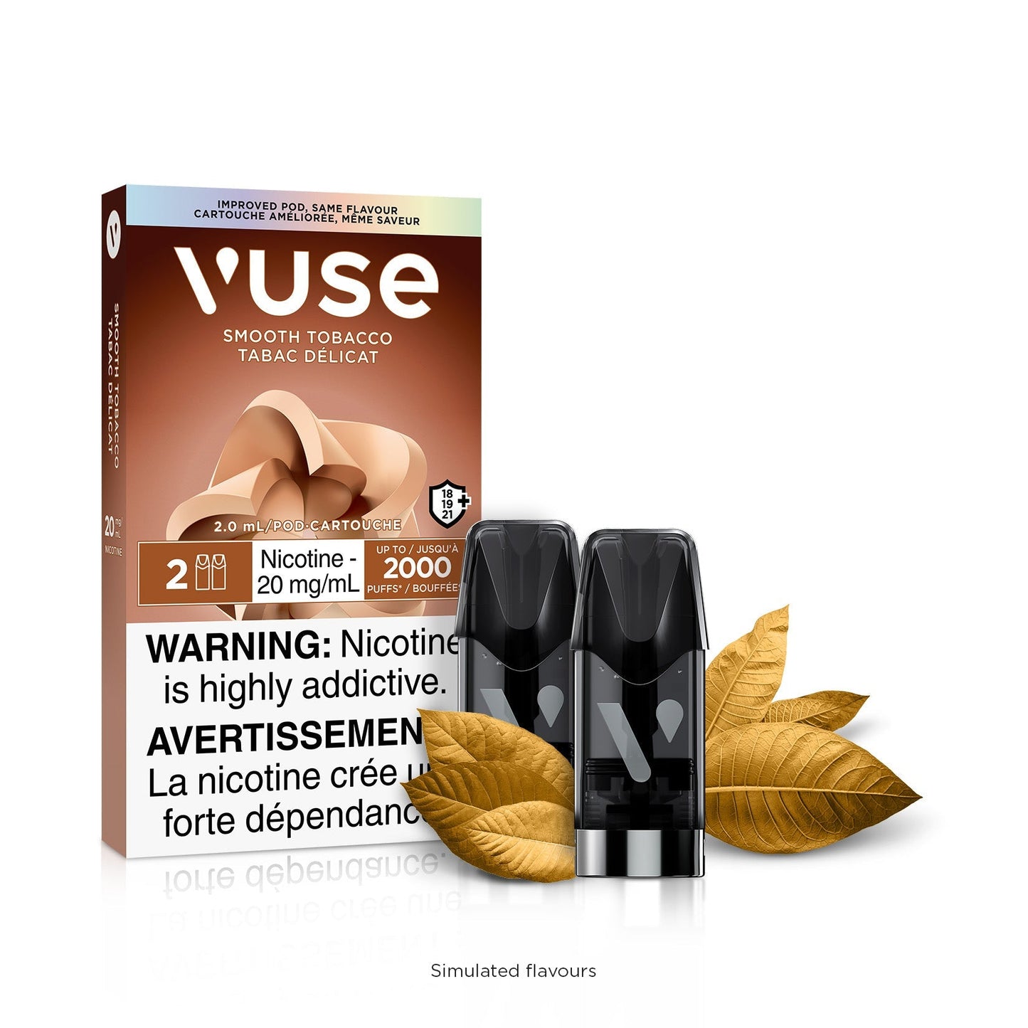 VUSE-Disposable-Vape-Pod-Free-shipping-Smooth-Tobacco-