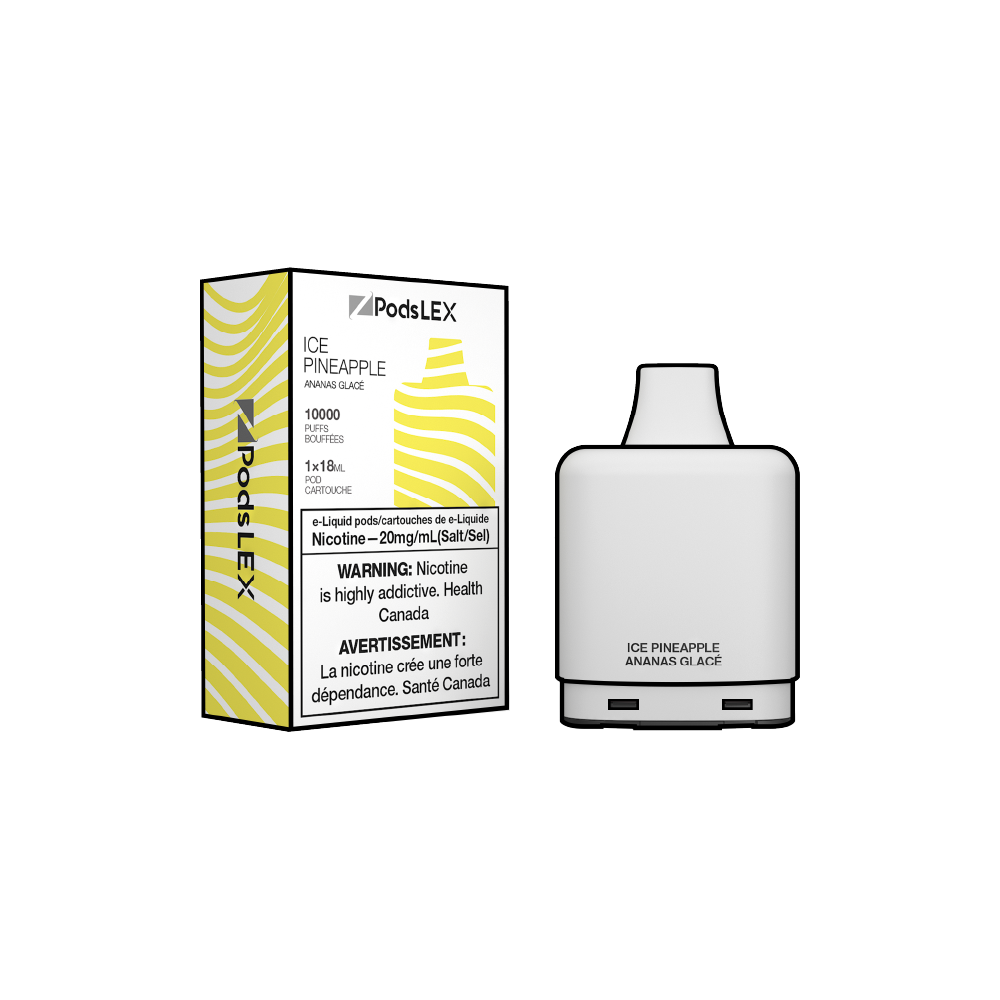 Z-Pod-LEX-10000-Ice-Pineapple-Nicotine-Flavour-Pod-Sale-Canada