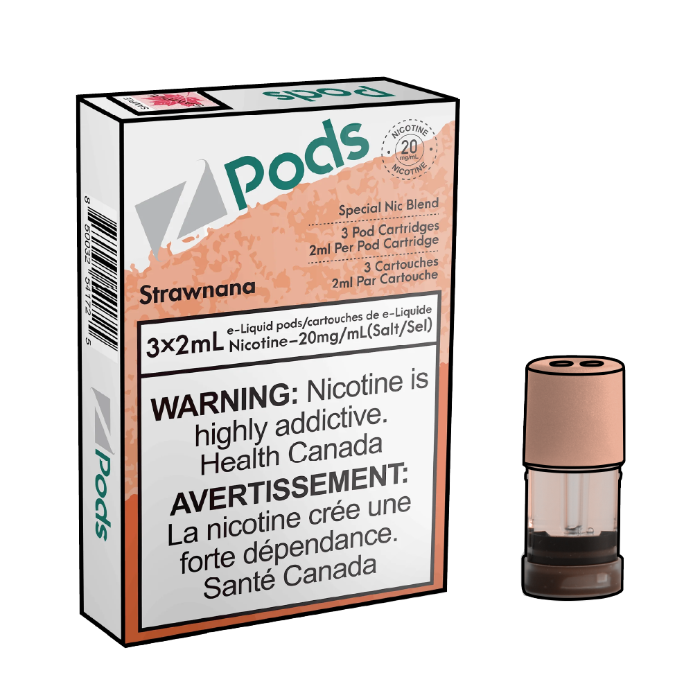 ZPODS-Disposable-Vape-Pod-Free-shipping-Strawnana