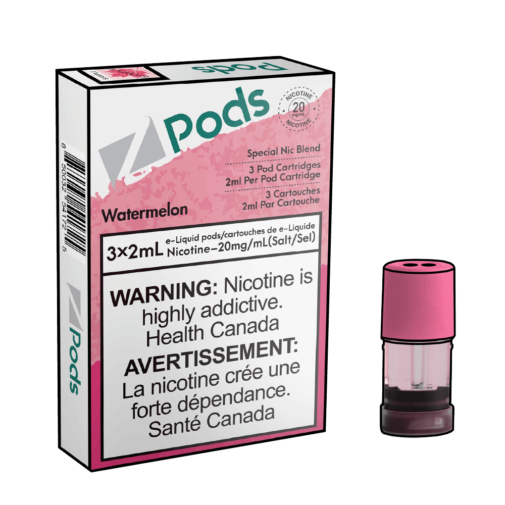 ZPODS-Disposable-Vape-Pod-Free-shipping-Watermelon
