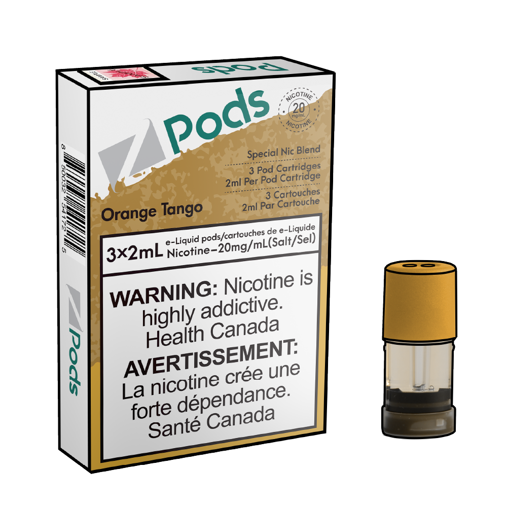 Zpods-orange-Tango-Disposable-pods-Nic-salt-Vape