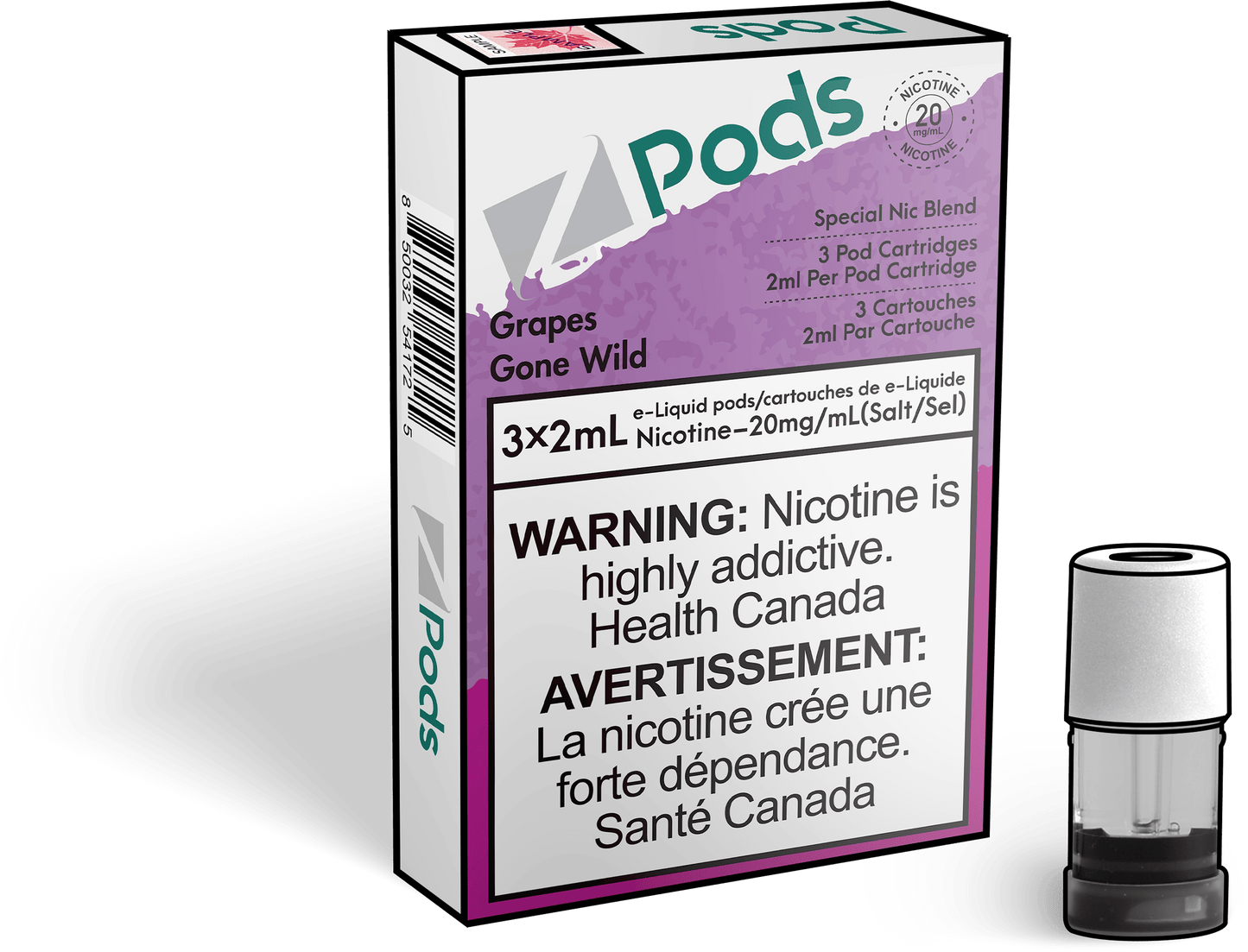 Zpods_Grapes_Gone_Wild_pods_Nic_salt_Vape