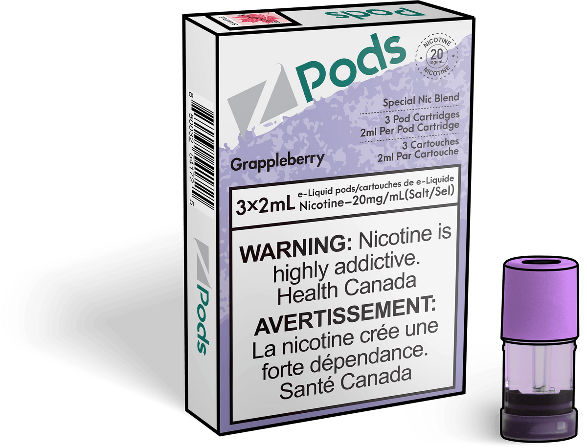 Zpods_Grappleberry_pods_Nic_salt_Vape
