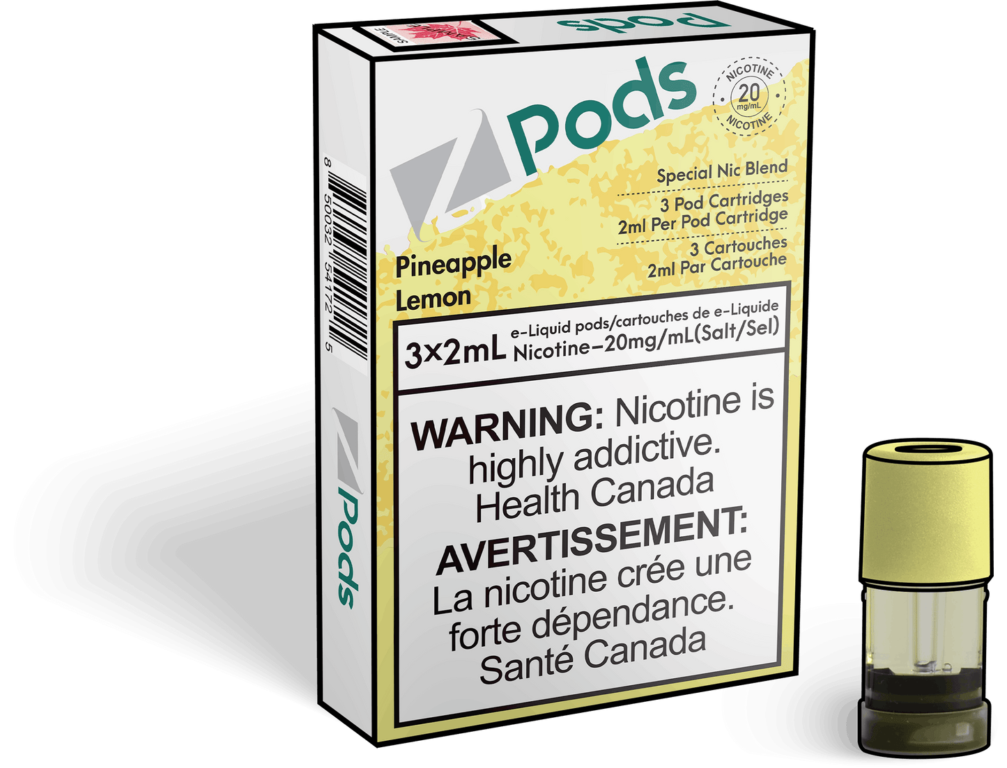 Zpods_Pineapple_Lemon_Pods_Nic_Salt_Vape