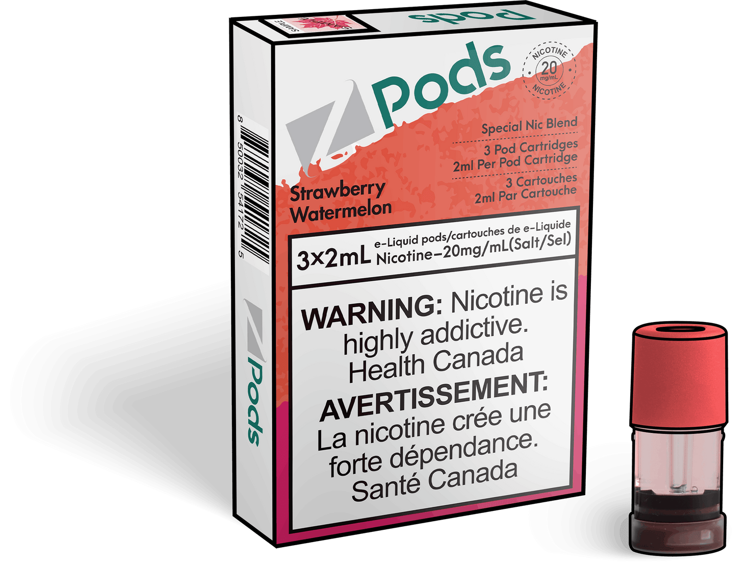 Zpods_Strawberry-Watermelon_Disposable_Nicotine_Vape_Pod