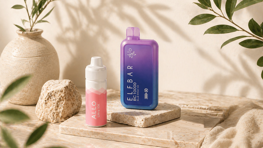 Disposable vape first use step-by-step with device and instructions