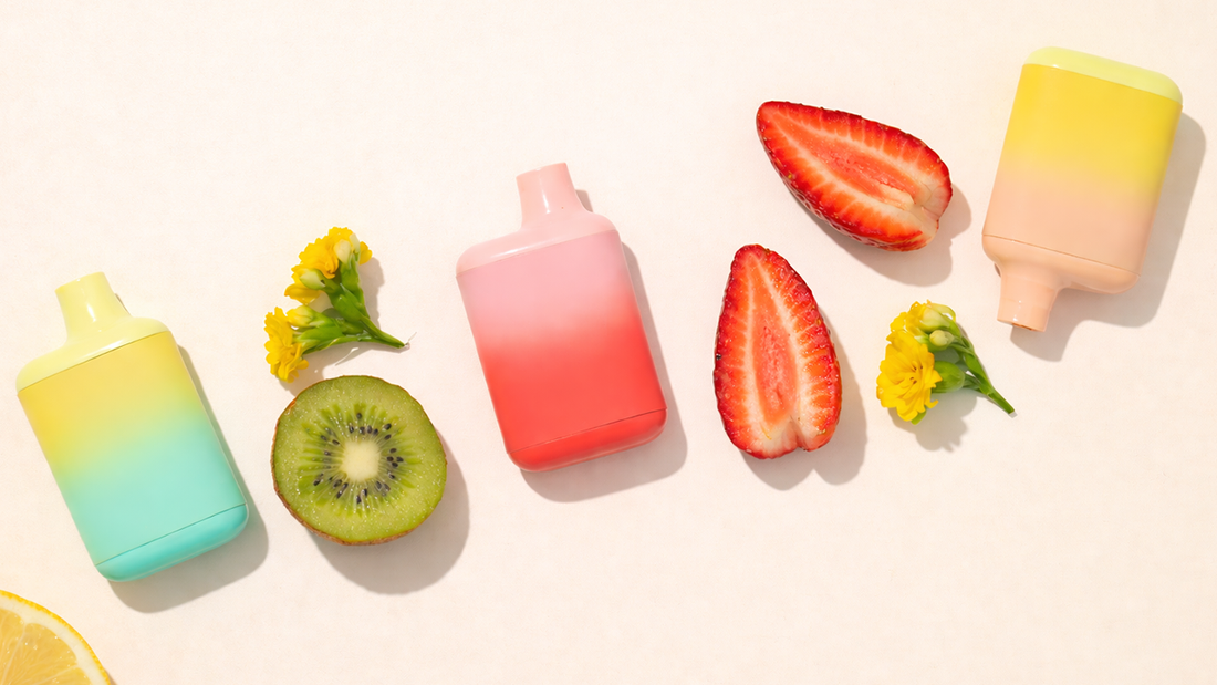 Vape flavour categories menthol fruit tobacco dessert illustrated for Canadians