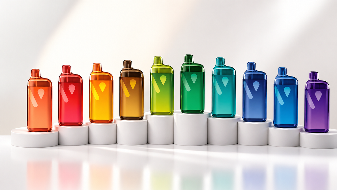 Vuse GO 8000 disposable on white background Canada review