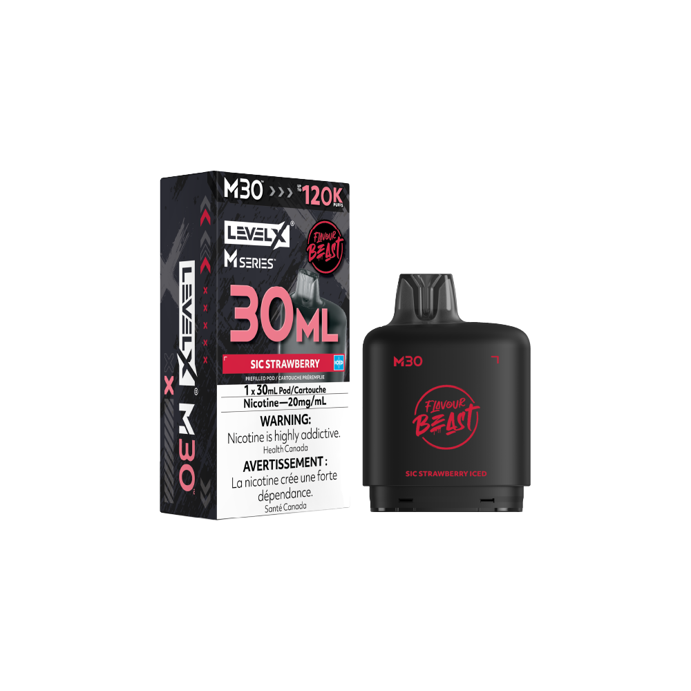 Level X M30 Pod - Sic Strawberry Iced