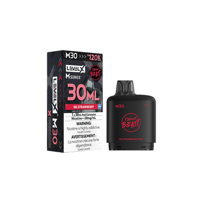 Level X M30 Pod - Sic Strawberry Iced