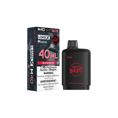 Level X M40 Pod - Sic Strawberry Iced