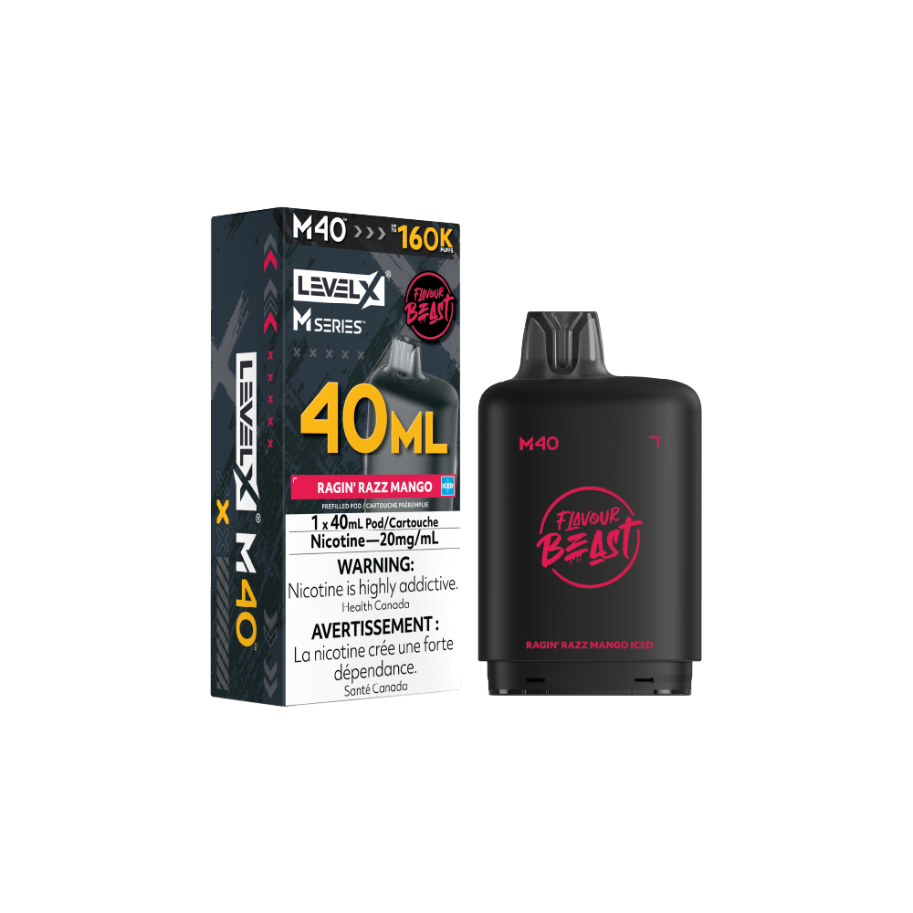 Level X M40 Pod - Ragin' Razz Mango Iced