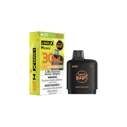 Level X M30 Pod - Frizzy Peach Iced