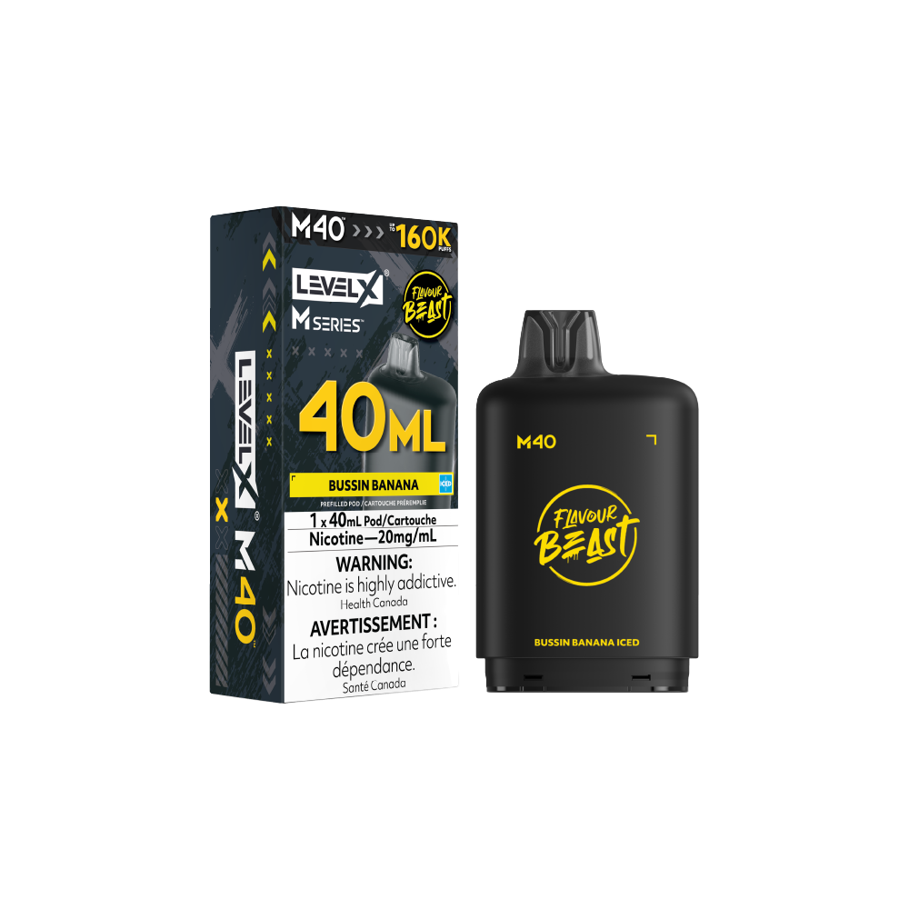Level X M40 Pod - Bussin Banana Iced