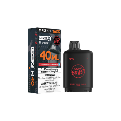 Level X M40 Pod - Bangin' Blood Orange Iced