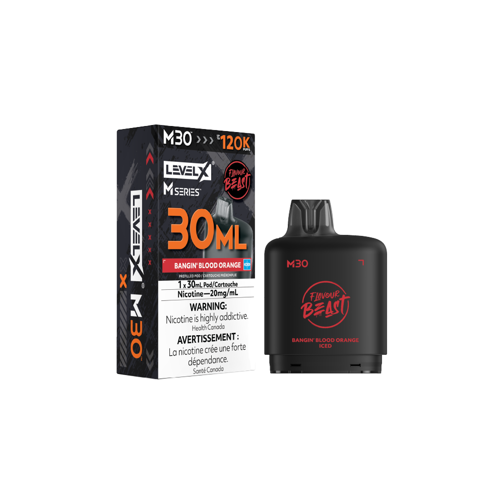 Level X M30 Pod - Bangin' Blood Orange Iced