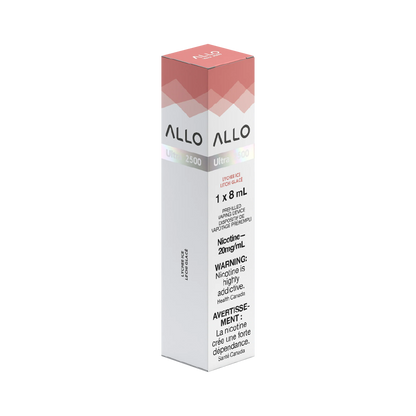 ALLO Ultra 2500 20mg Lychee Ice box disposable vape