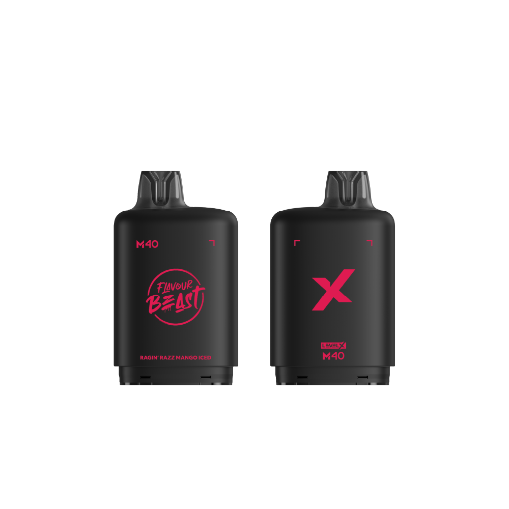 Level X M40 Pod - Ragin' Razz Mango Iced