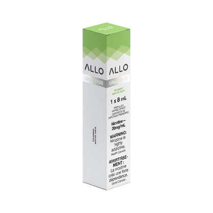 ALLO Ultra 2500 20mg Spearmint box disposable vape