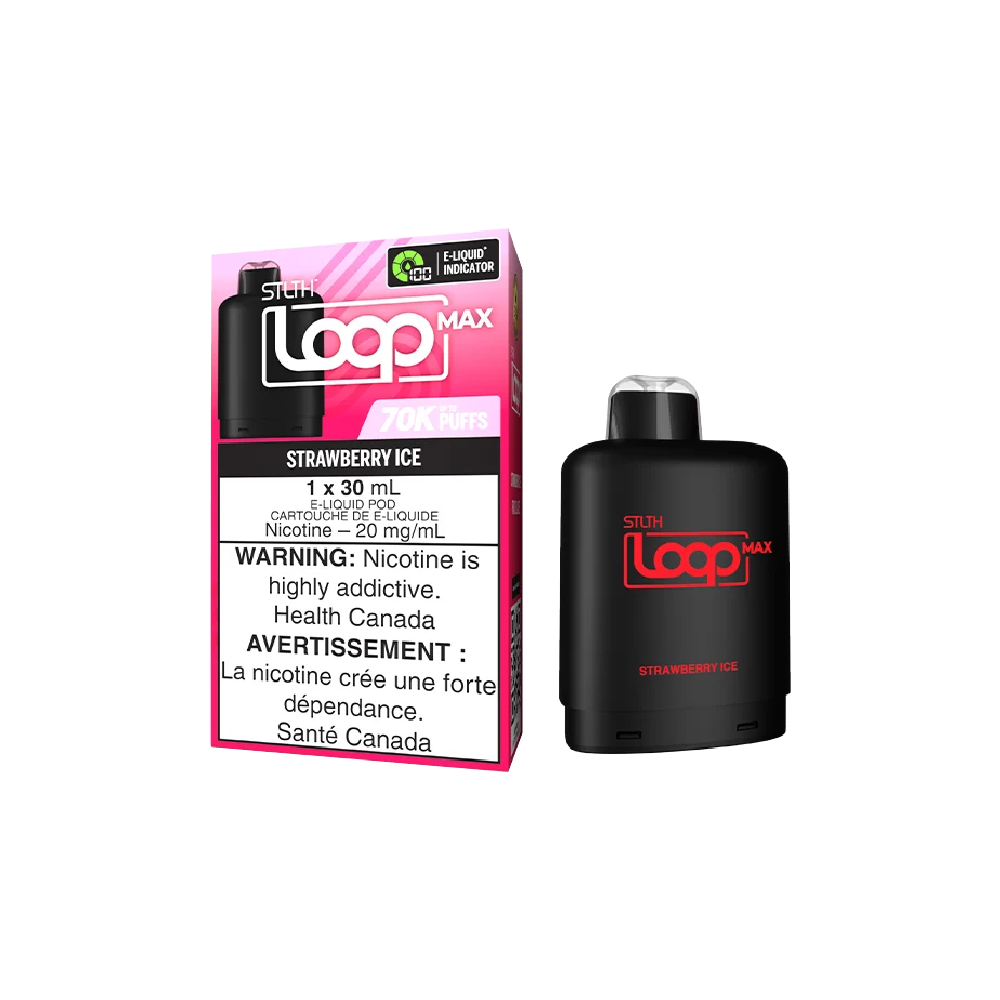 STLTH LOOP Max Pod 30mL - Strawberry Ice