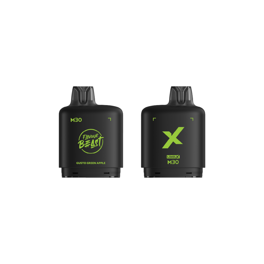 Level X M30 Pod - Gusto Green Apple