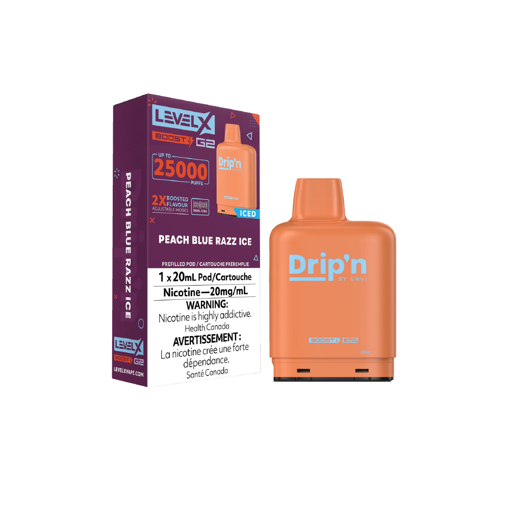 Level X Drip'N G2 Ultra - Peach Blue Razz Ice