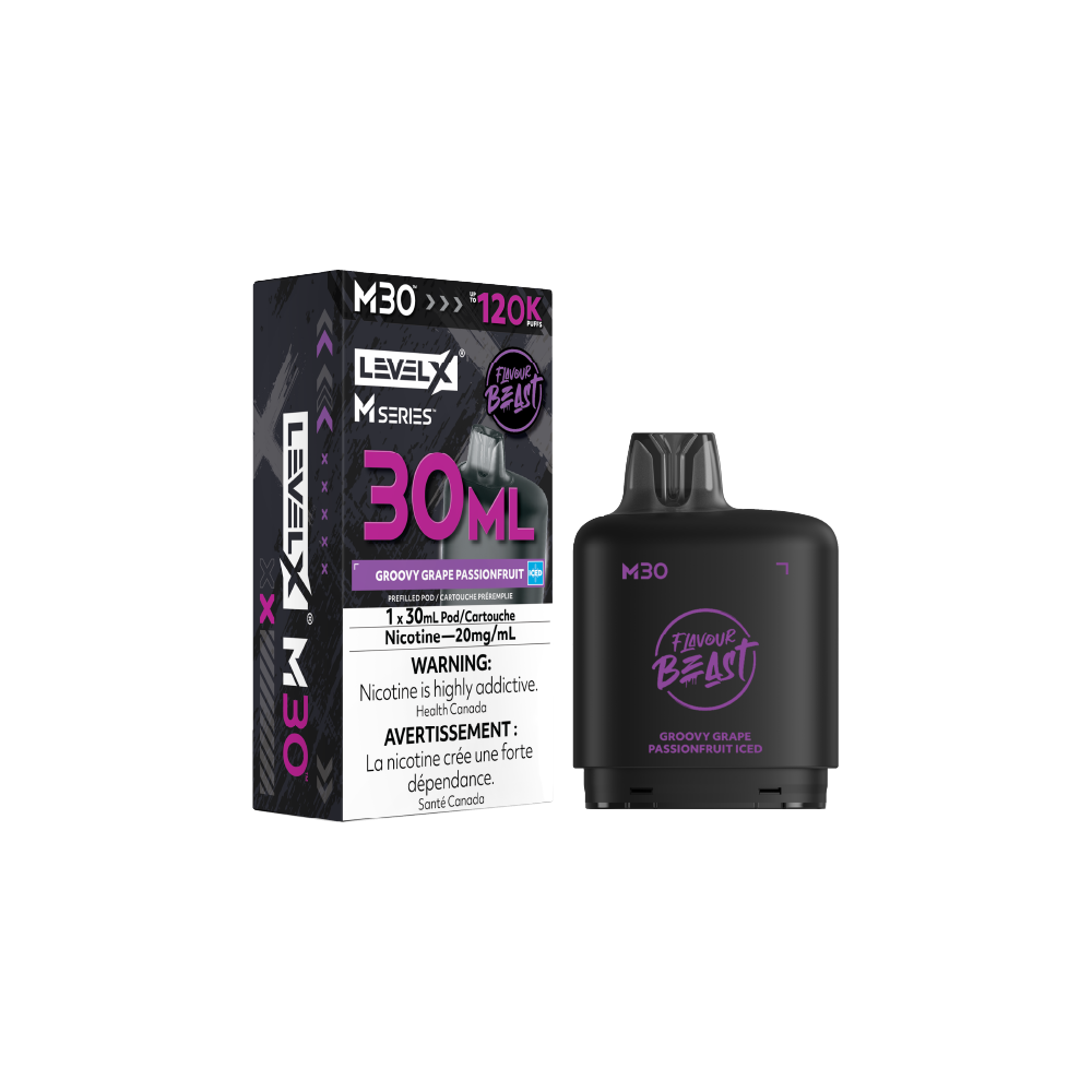 Level X M30 Pod - Groovy Grape Passionfruit Iced