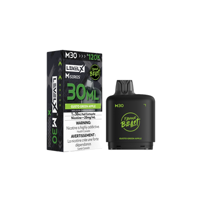 Level X M30 Pod - Gusto Green Apple